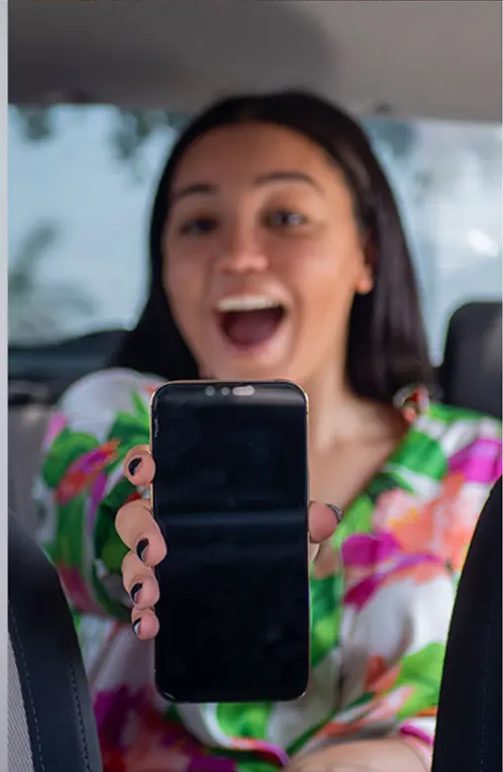 Campanha mobile — reação